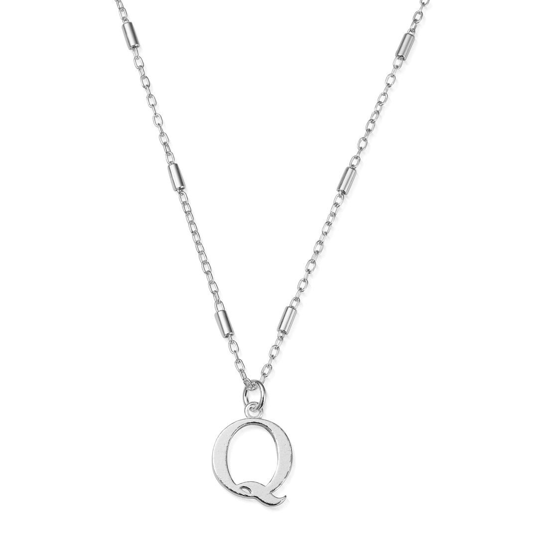 ChloBo Silver Initials A-Z Necklace