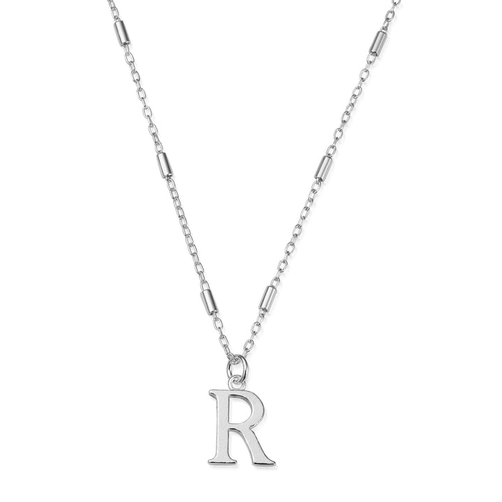 ChloBo Silver Initials A-Z Necklace