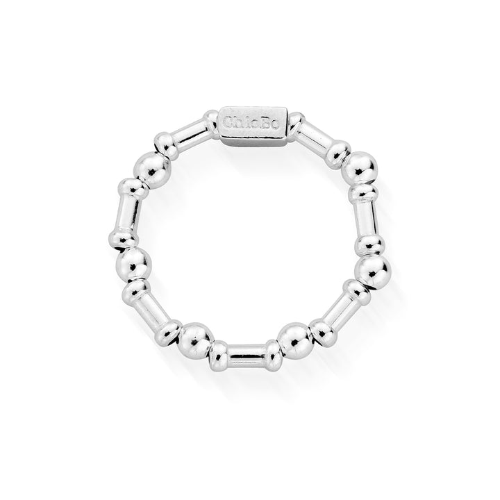 ChloBo Silver Rhythm Of Water Ring