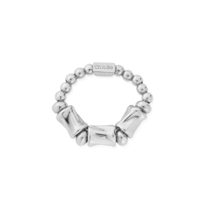 ChloBo Silver Chunky Twist Ring