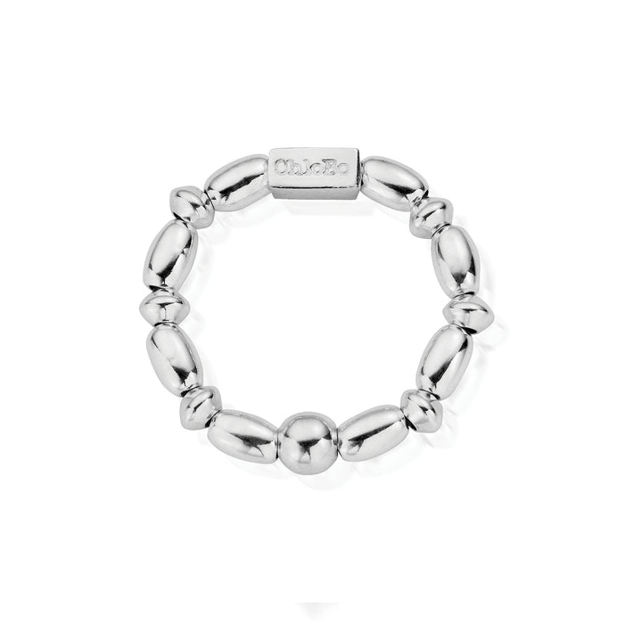 ChloBo Silver Mini Rice Ring