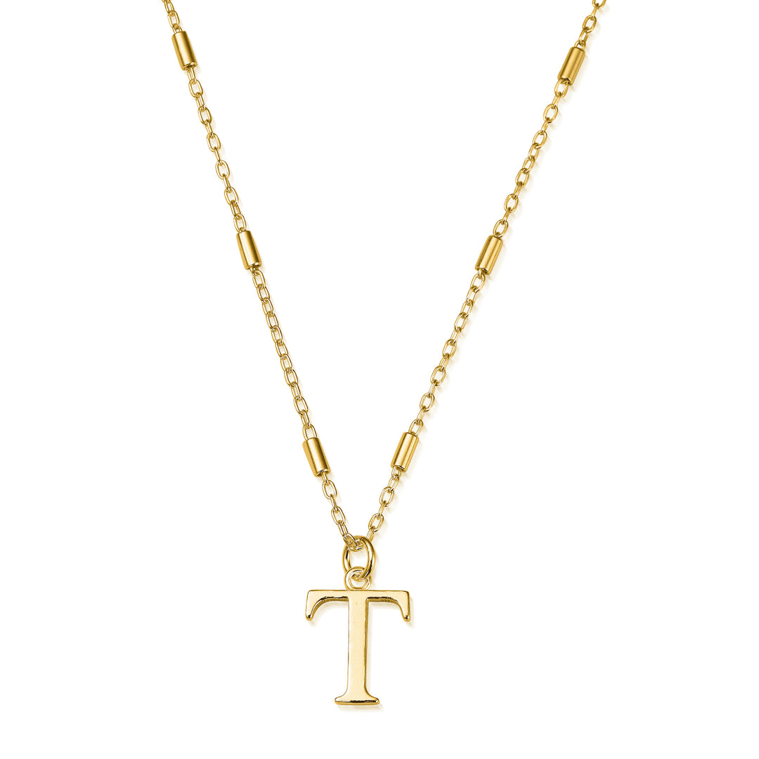 ChloBo Gold Initials A-Z Necklace