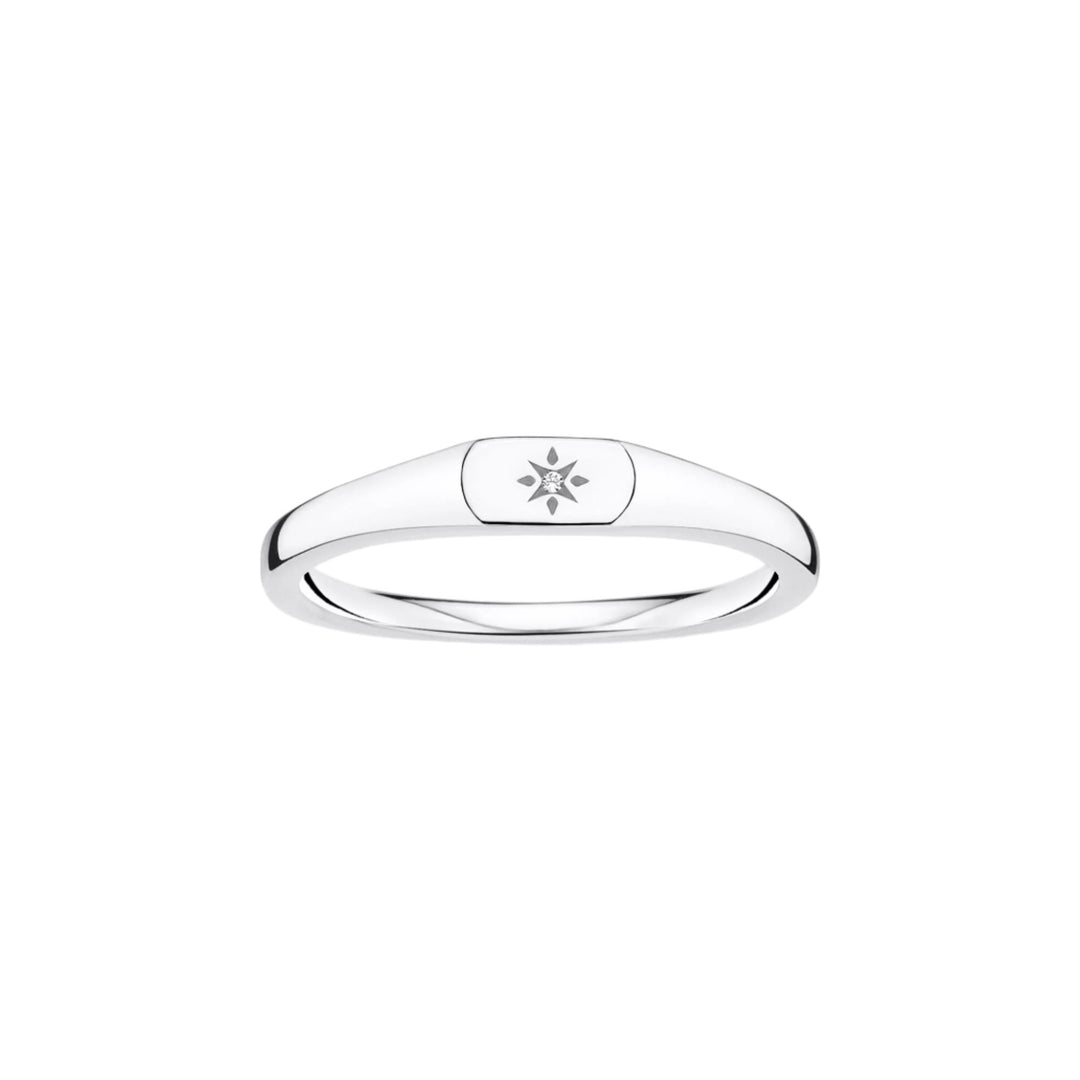 Thomas Sabo Silver Signet Star Ring