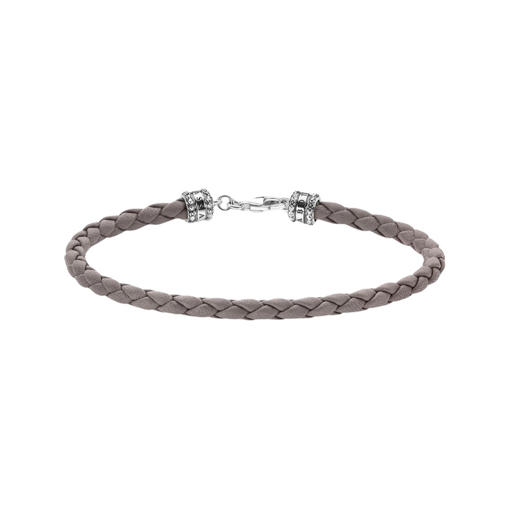 Thomas Sabo Grey Leather Bracelet