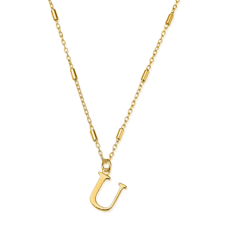 ChloBo Gold Initials A-Z Necklace