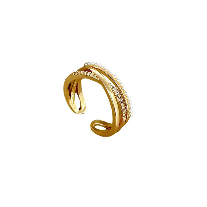 Mococo Essentials Gold Twist Ring