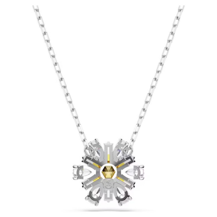 Swarovski Silver Idyllia Flower Necklace