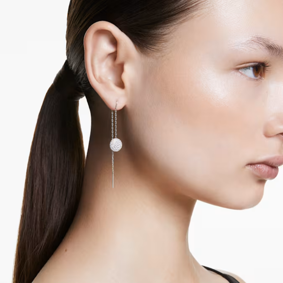 Swarovski Silver Sublima Drop Earrings