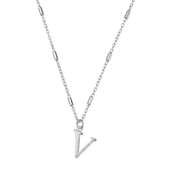 ChloBo Silver Initials A-Z Necklace