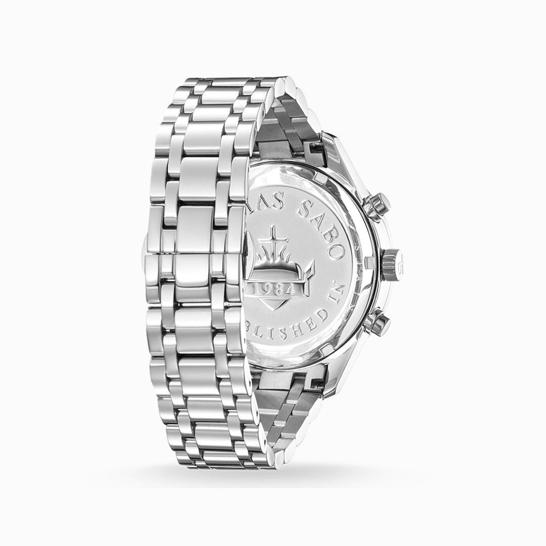 Thomas Sabo Silver and Black Men's Urban Rebel Watch