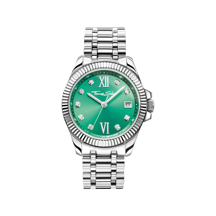 Thomas Sabo Silver Ladies Divine Green Dial Watch