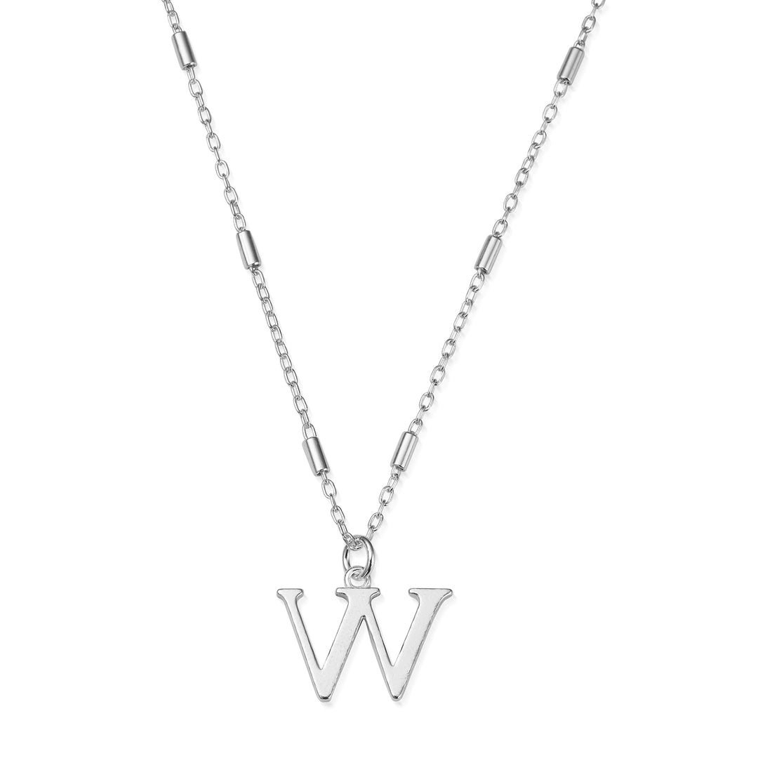 ChloBo Silver Initials A-Z Necklace