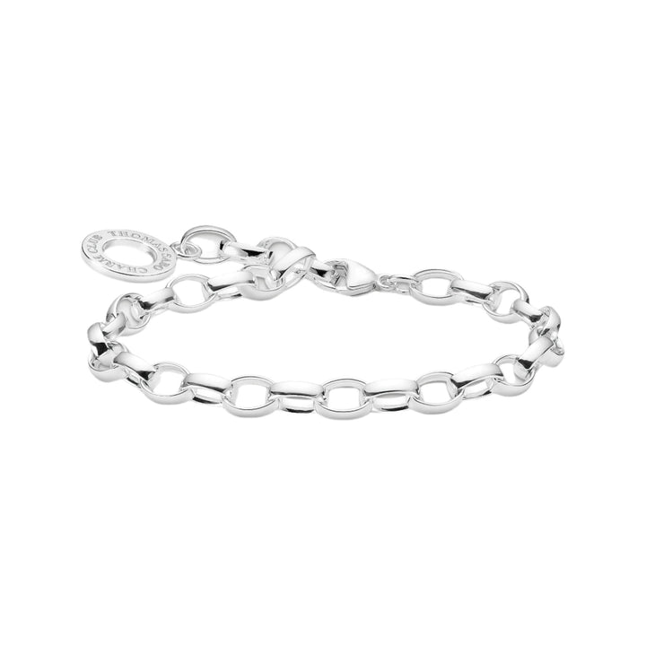 Thomas Sabo Silver Large Link Charm Club Bracelet