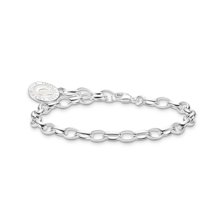 Thomas Sabo Silver White Coin Charm Bracelet