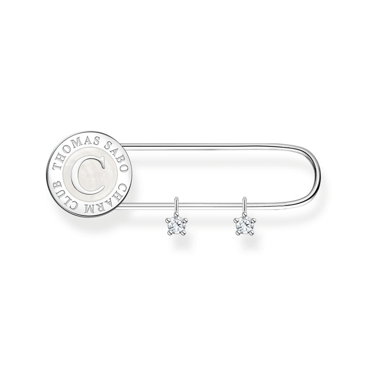 Thomas Sabo Silver Safety Pin Designed Brooch