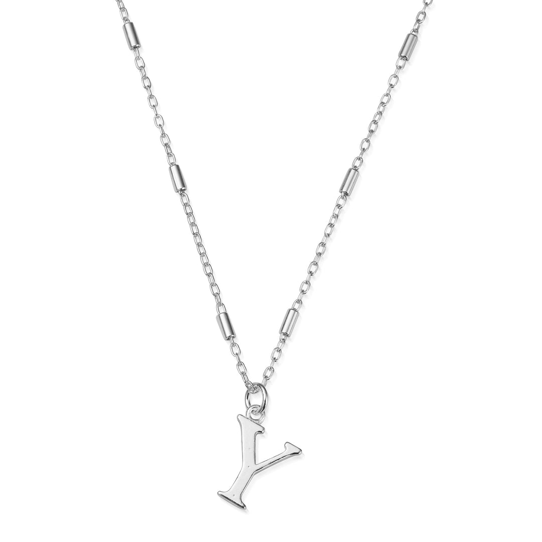 ChloBo Silver Initials A-Z Necklace