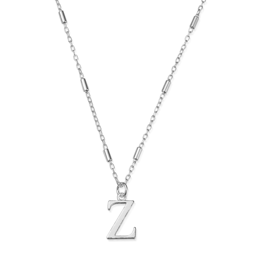 ChloBo Silver Initials A-Z Necklace