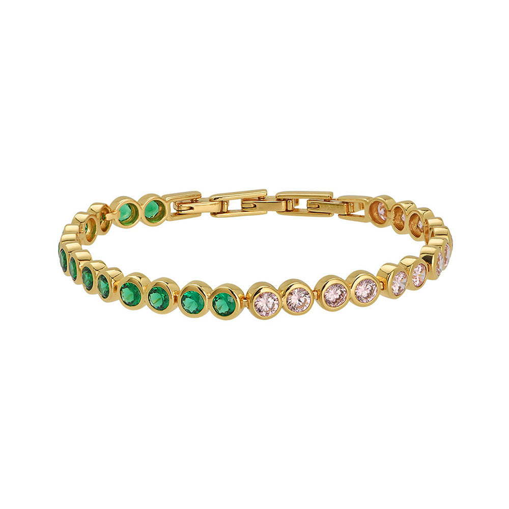 Amelia Scott Gold Emerald Green Bracelet image 1