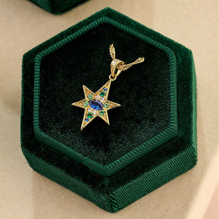 Amelia Scott Gold Nova North Star Pendant Necklace image 1