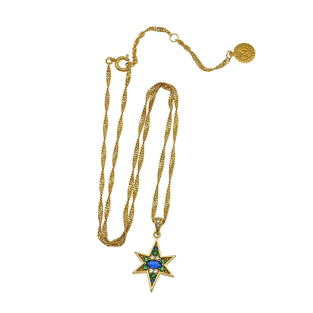 Amelia Scott Gold Nova North Star Pendant Necklace image 2