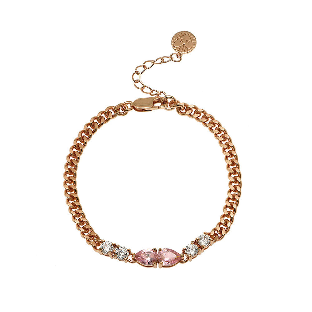 Amelia Scott Rose Gold Blush Pink Bracelet Stacking Set image 3