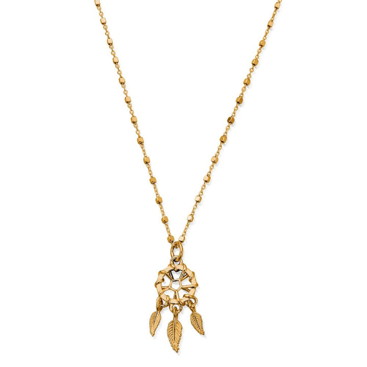 ChloBo Gold Delicate Dream Catcher Necklace