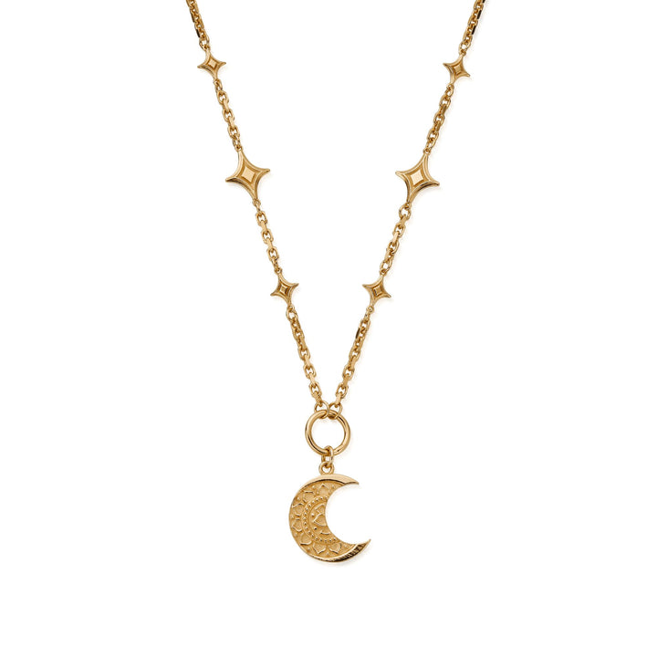 ChloBo Gold Moon Mandala Necklace