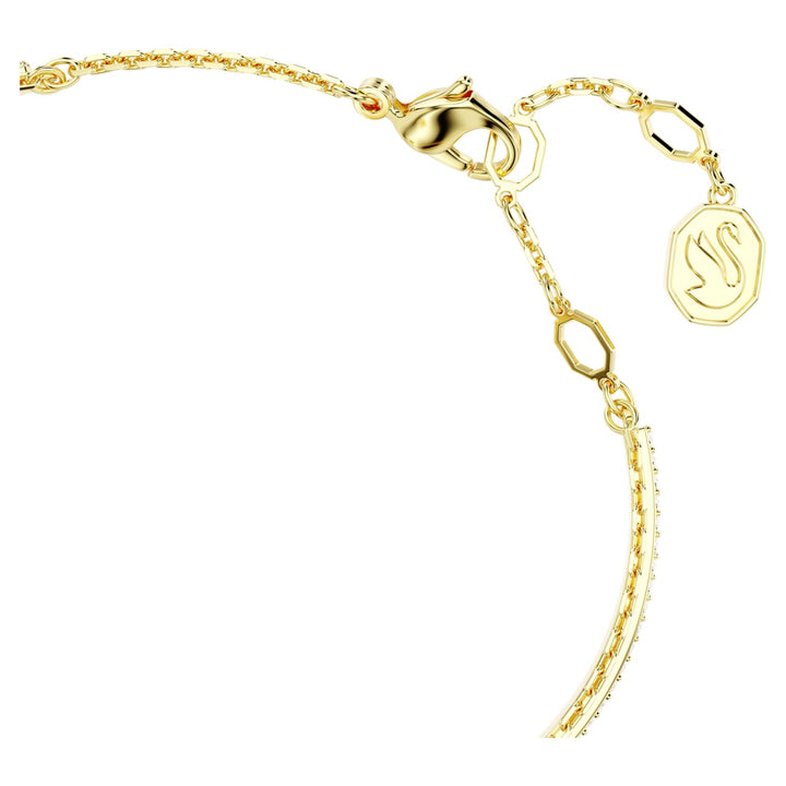 Swarovski Gold Chroma Heart Bangle