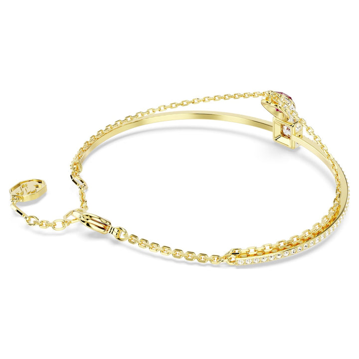 Swarovski Gold Chroma Heart Bangle