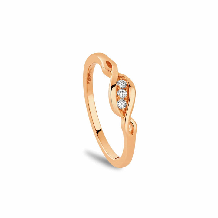 Clogau 1854 Past Present Future  Diamond Ring image