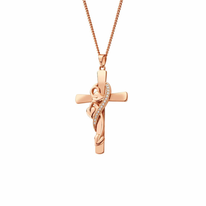 Clogau 1854 Tree of Life  Diamond Cross Pendant image