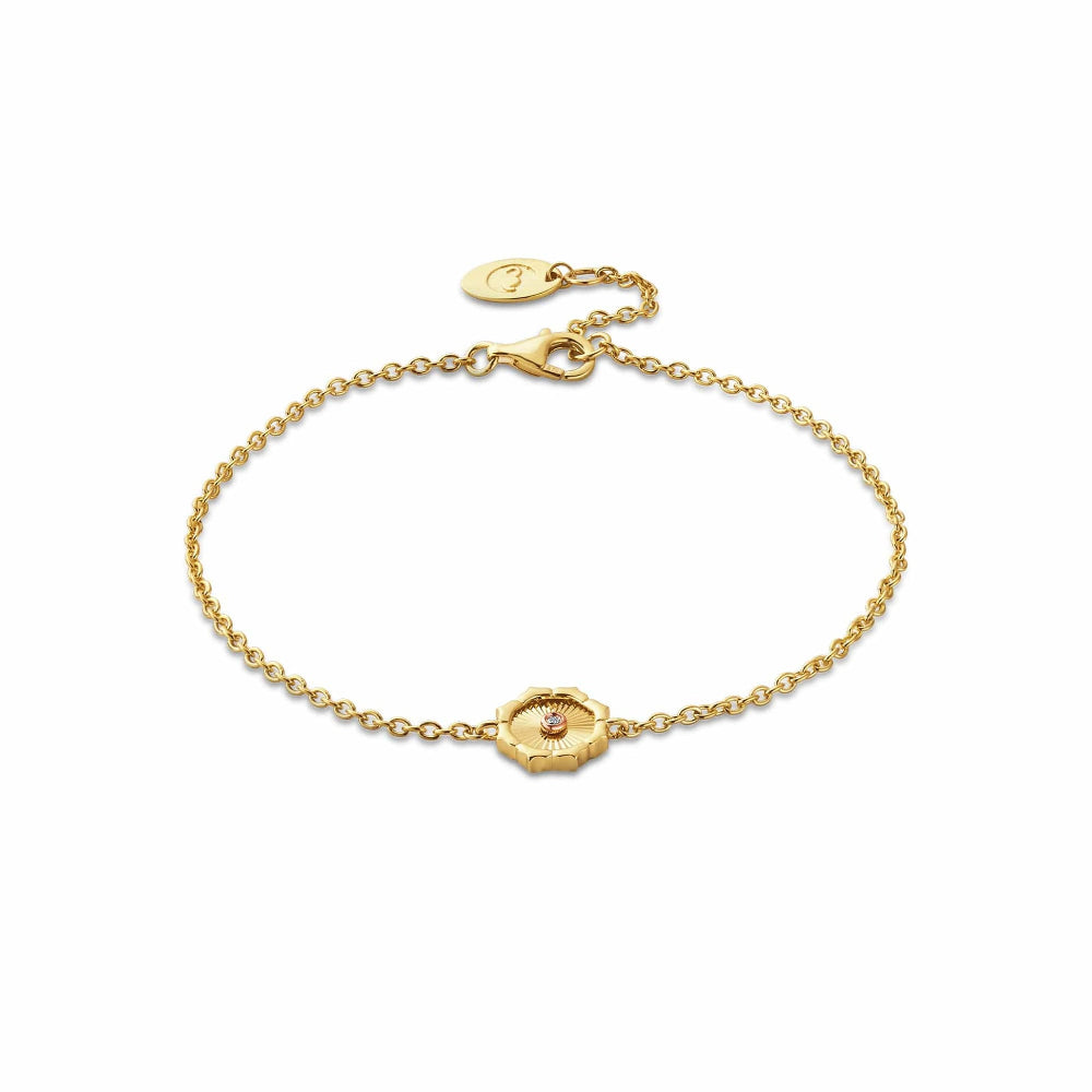 Clogau Bore Da Gold and Diamond Bracelet image