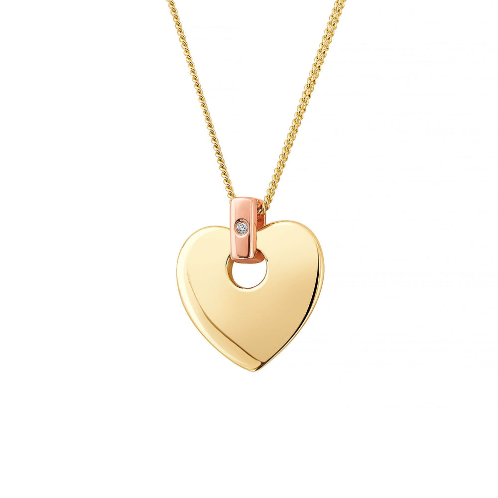 Clogau Cariad  Gold and Diamond Pendant image