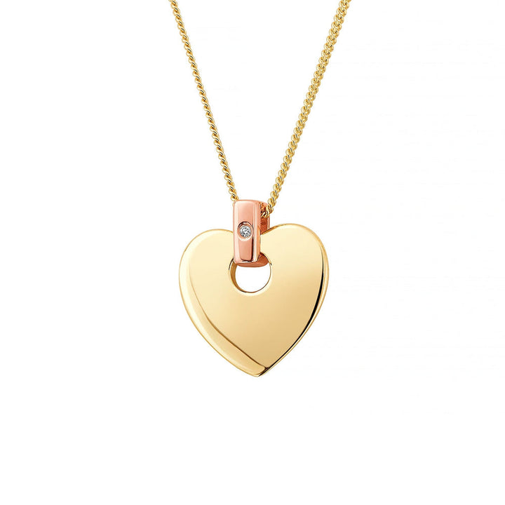 Clogau Cariad  Gold and Diamond Pendant image