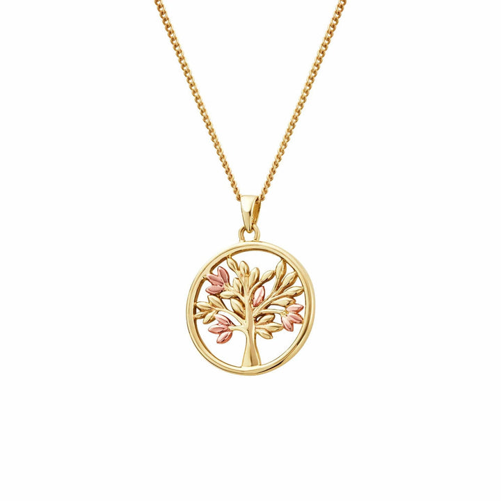 Clogau Tree of Life  Gold Circle Pendant image