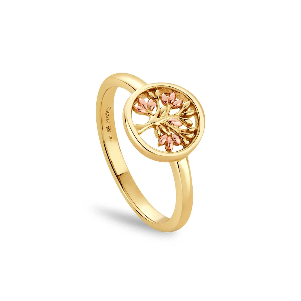 Clogau Tree of Life  Gold Circle Ring image