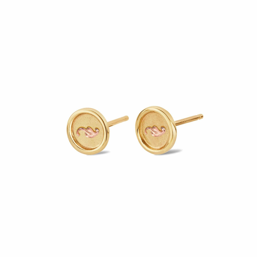 Clogau Tree of Life  Insignia Gold Stud Earrings image