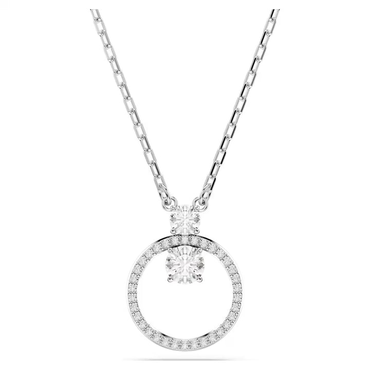 Swarovski Silver Constella Round Cut Necklace