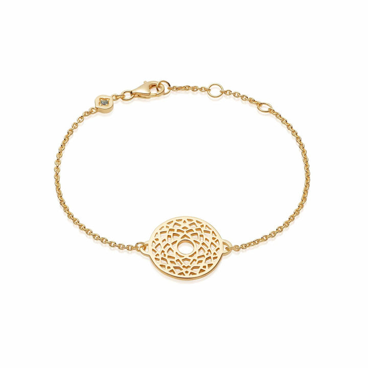 Daisy London Gold Crown Chakra Chain Bracelet