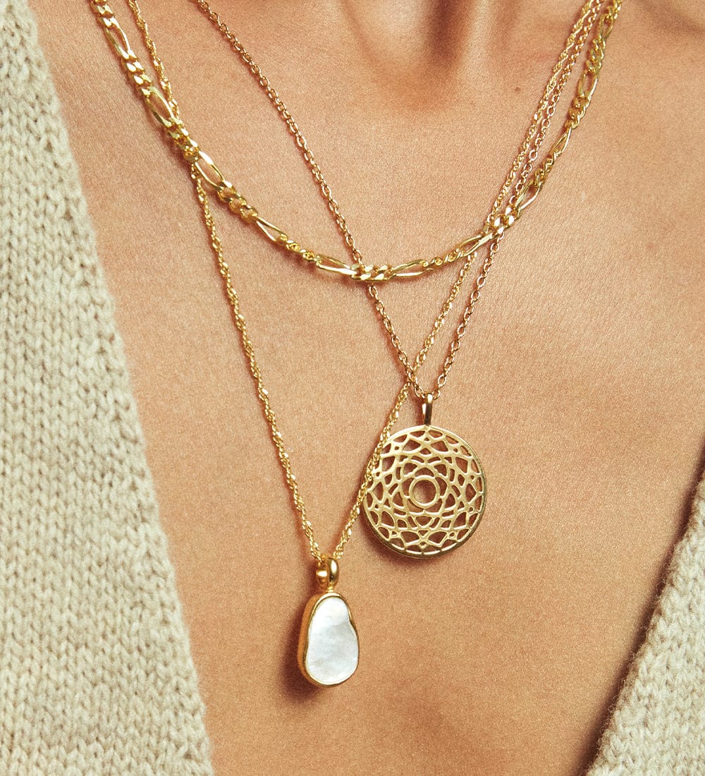 Daisy London Gold Crown Chakra Necklace