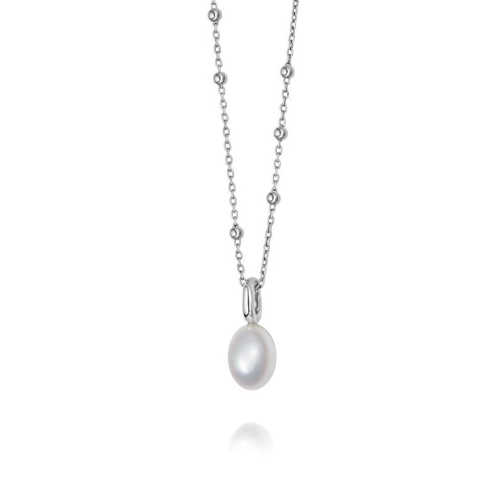 Daisy London Silver Treasures Baroque Pearl Necklace