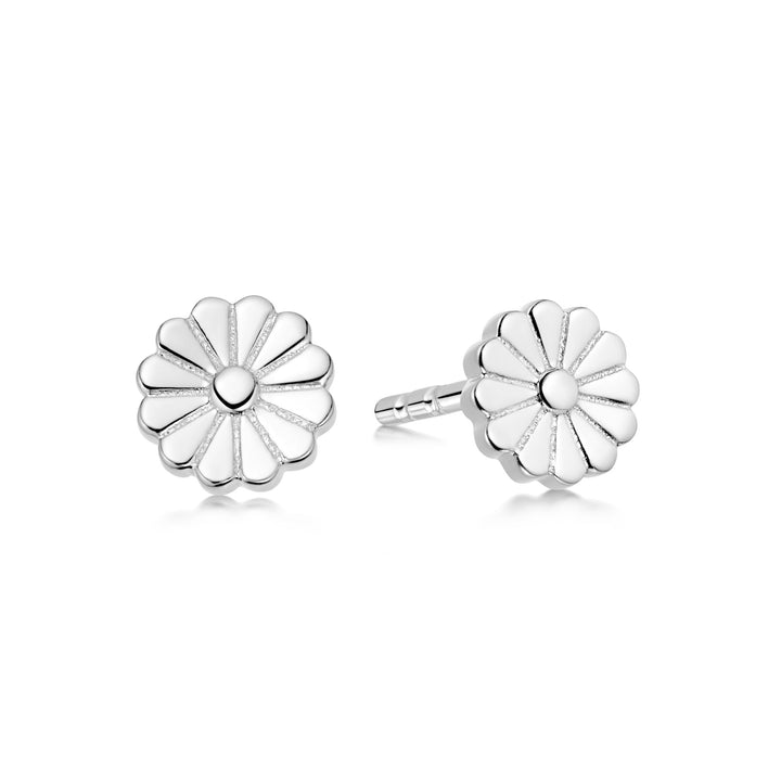 Daisy London Sterling Silver Bloom Stud Earrings