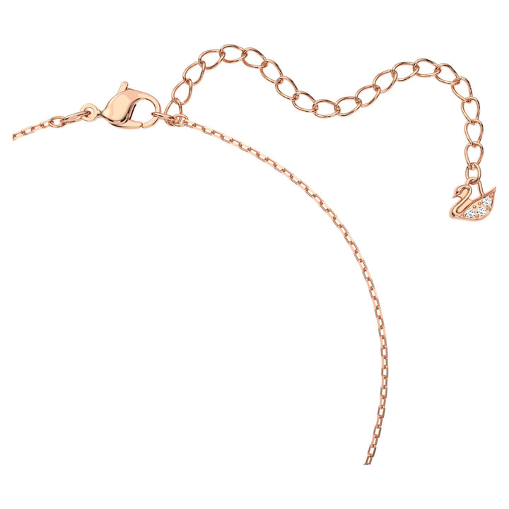 Swarovski Rose Gold Dextera Intertwined Circle Necklace