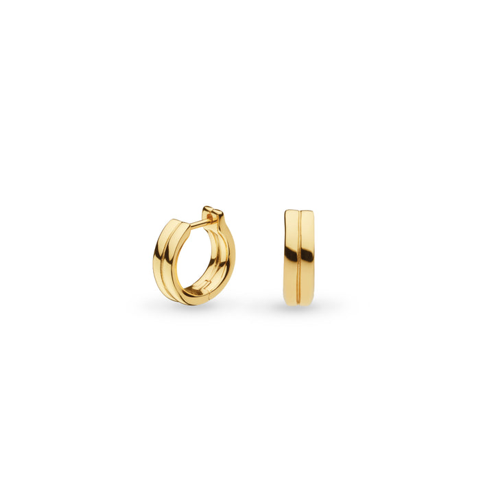 Kit Heath Gold Bevel Unity Hoop Earrings