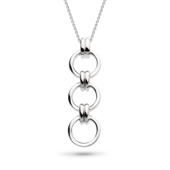 Kit Heath Silver Bevel Unity Trio Necklace