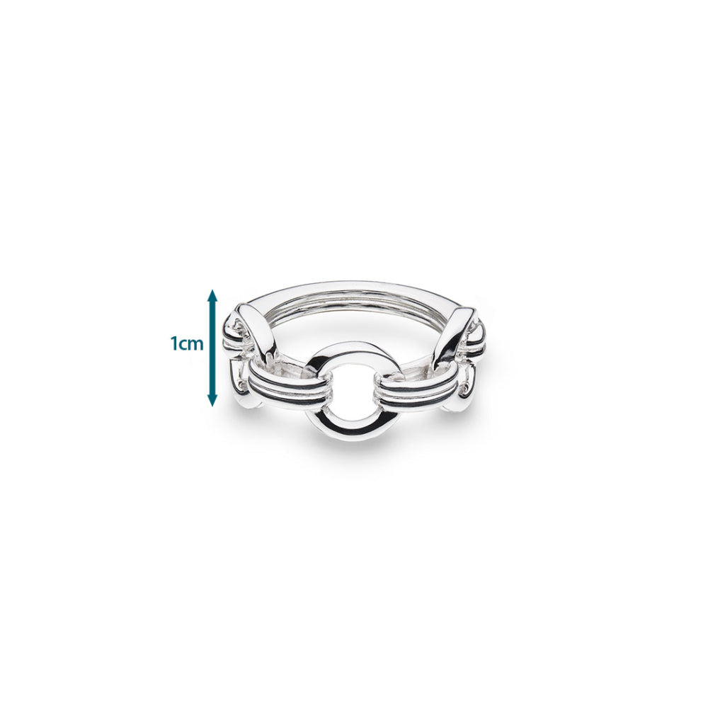 Kit Heath Silver Bevel Unity Ring