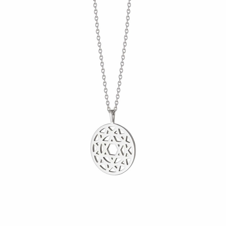 Daisy London Silver Heart Chakra Necklace