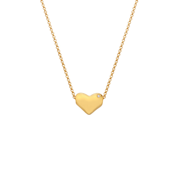 Hot Diamonds Gold Small Desire Heart Pendant Necklace