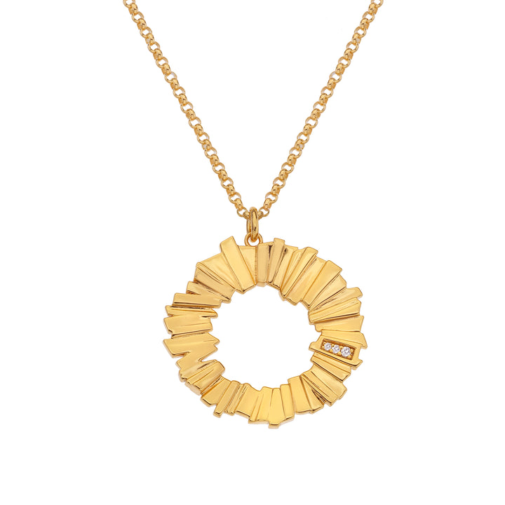 Hot Diamonds X Jac Jossa Gold Believe Pendant Necklace