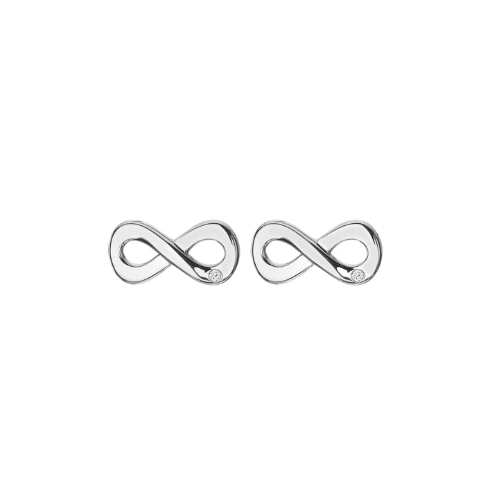 Hot Diamonds Silver Amulets Infinity Earrings